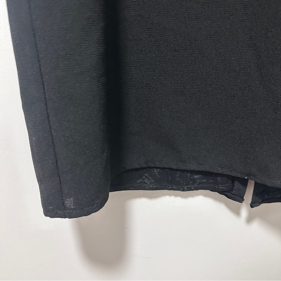 Vintage 90s Black Sleeveless Glitter Accent Dress Womens Sz Large Formal Wedding - Picture 11 of 15